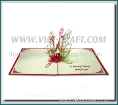 Flower pop up 3D card