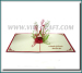 Flower pop up 3D card