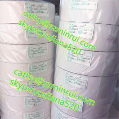 2015 shenzhen minrui roll matte white self adhesive destructible label paper