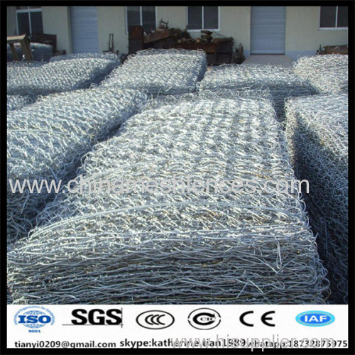 1x1x1m hot dipped galvanized  anping hexagonal mesh gabion box