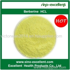 Berberine HCL 98% food and pharm grade