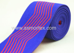 stripe elastic webbing/ strip woven elastic band