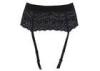 Comfortable Black Lace Sexy Garter Belts with Low Waist, S / M / L / XL Size