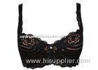 Beauty Lace Full Coverage Bras 95E Large Size Push Up Bras Black