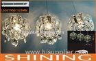 220V Warm White 190mm * 300mm Pendant Crystal Light With 3pcs E14 Bulb