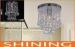 Cool White Hotel Lighting Crystal Suspension Light ROHS Approved