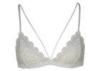 Sexy Womens Pretty Lace Bralettes White Triangle Bra Customized