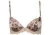 Fashion Pretty Sex Woman Padded Push Up Bras Floral Satin Lace Bra