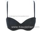 Black Versatile Wearing Sexy Demi Bra Padding inside Cup Silicon Wings