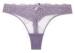 Fashion Lace Semi Sheer Sexy Women Thongs Purple Bikini Seductive