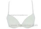 White Spring Sexy Push Up 3/4 Cup Seamless Bras for Girls , Ladies
