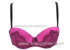 Gorgeous Jacquard Satin Push up Demi Bra for Young Lady / Girls