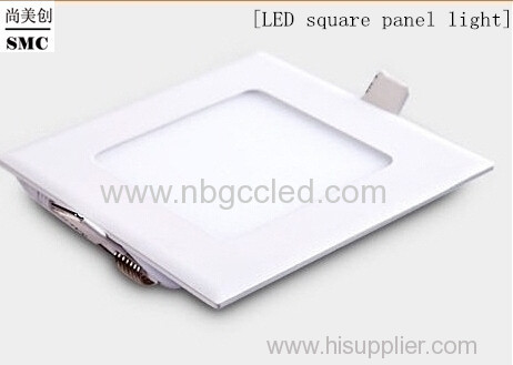 3W LED Panel Light Square Ceiling Downlight Lamp Natural White Light 200 Lumens