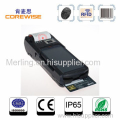 Manufacturer of handheld NFC RFID fingerprint scanner pos machine terminal