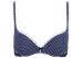 Beautiful Centre Panel Padded Push Up Bras in Classical Dots Printing Microfiber