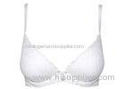 Comfortable All Over Lace White Padded Push Up Bra Gel Touch pad Fashion