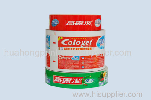 toothpaste adhesive label household product label