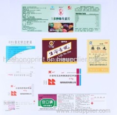 medicine label pesticide label self adhesive label