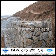 1x1x1m hot dipped galvanized anping hexagonal mesh gabion box