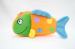 lovely cartoon plush shape of 1#fish pencil bags