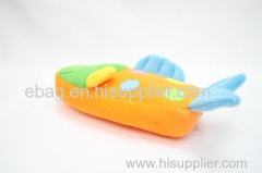 cartoon plush shape of 1#fish pencil bags