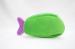 lovely cartoon plush shape of 2#fish pencil bags