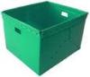 Customized Rigid Big Folding PP Corrugated Plastic Boxes For Agriculture Packing