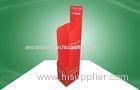 Red Cardboard Dump Bins , Cardboard Display Units For Christmas Gifts