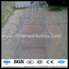 mesh size 8x10cm hot dipped galvanzied gabion cages for sale