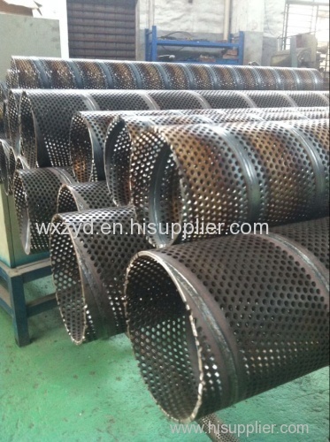 Supply good quality spiral welded perforated metal pipes filter elements