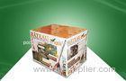 Full Color Flexo Pring Cardboard Dump Bins Cardboard Display Units for Market