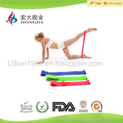 Pilates Yoga Stretch Band Set-Leg Exercises at home Latex yoga loop resistance pilates loop GYM Fitness band