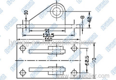 Wing Body Trailer Cylinder Bracket