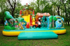 Adult inflatable rental slide