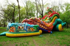 Adult inflatable rental slide