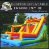 Advertising commercial inflatable slide