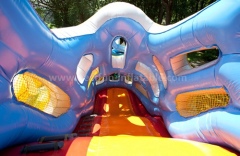 Amusement inflatable dry slide