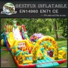 Attractive inflatable dragon slide