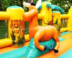 Attractive inflatable dragon slide