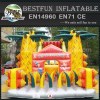 Backyard inflatable slide toys