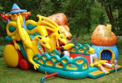 Beautiful style inflatable slide