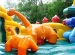 Amazing dragon inflatable dry slide