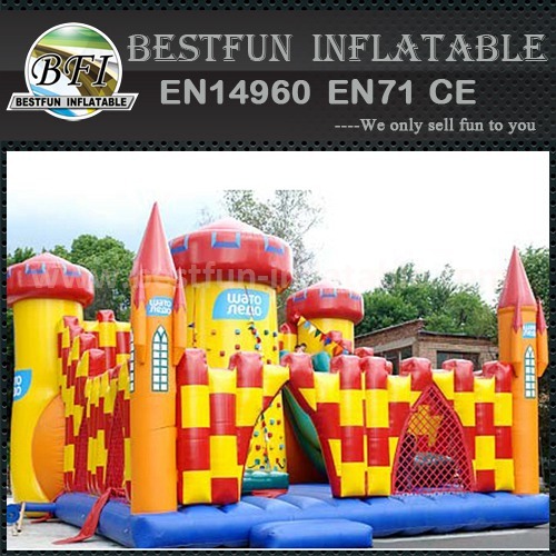 Cheaper inflatable super slide