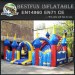 Inflatable bounce house slide park