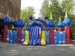 Inflatable bounce house slide park