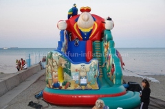 Colored inflatable slides for sale