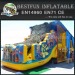 Mini inflatable tunnel with slide
