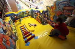 Commercial inflatable bounce slide