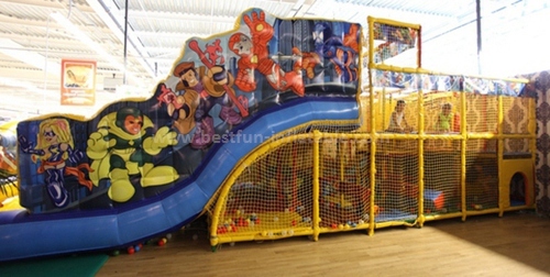 Commercial inflatable bounce slide