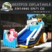 Blue ocean inflatable slide
